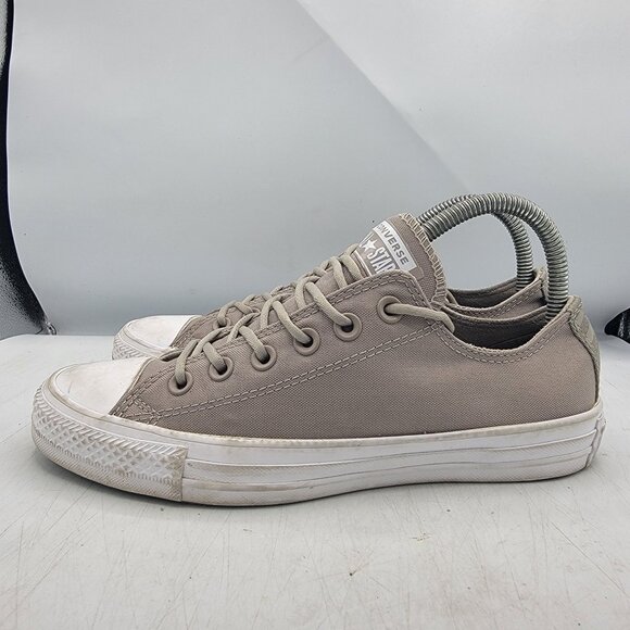 Converse Womens 7.5 Cordura Fabric Gray Canvas Low Top Sneakers Casual 157596F - Picture 12 of 13